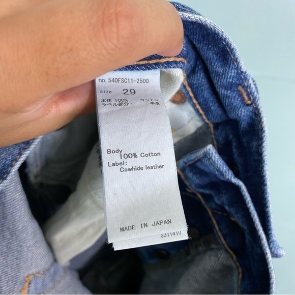 Moussy‎ Vintage Ashley Wide Straight Leg Blue Jeans Distressed Sz 29 - Picture 7 of 7